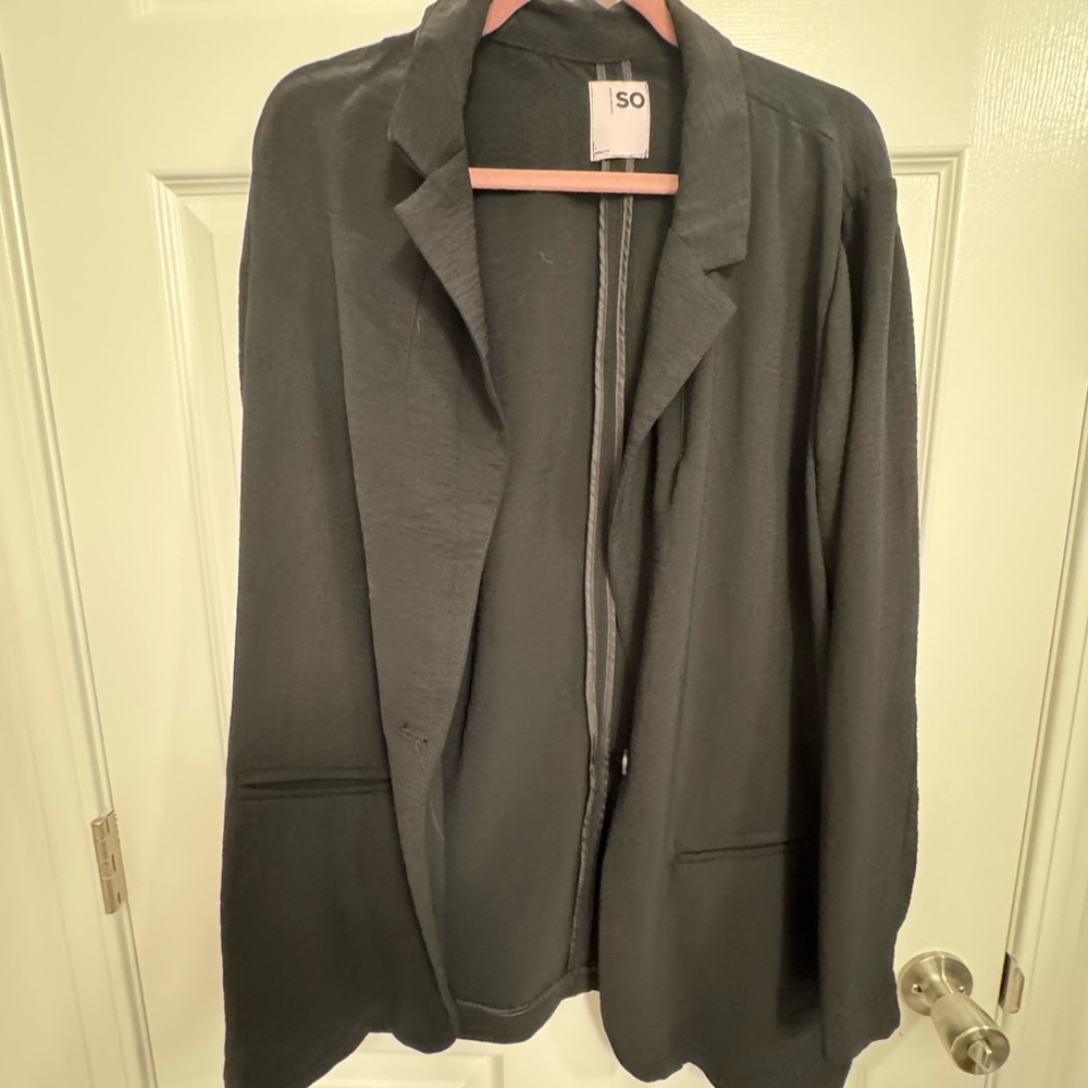 SO Black Casual Blazer